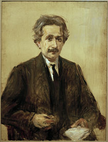 Albert Einstein / Gemälde von Liebermann von klassik art