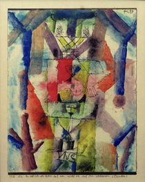 P.Klee, Es soll sich der Herr auf uns, nicht wir auf ihn verlassen / 1918 by klassik art