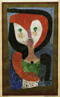 P.Klee / Girl from Saxony / Ptg./ 1922 by klassik art
