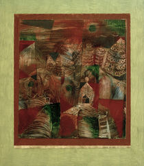 P.Klee, Hütte am Berg . von klassik art