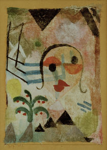 P.Klee, Bildnis einer Rothaarigen von klassik art
