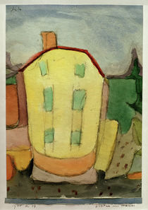 Paul Klee, Bildnis eines Hauses von klassik art