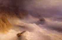 I.K.Aivasovsky / Storm at Cape Aiya/ 1875 by klassik art