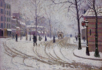 P.Signac / Snow / Boulevard de Clichy by klassik art