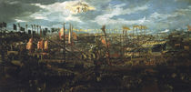 Seeschlacht bei Lepanto 1571 / venez. Gem. von klassik art
