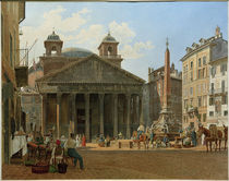 Rom, Pantheon / Aquarell von J. Alt by klassik art