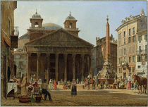 Rom, Pantheon / Aquarell von R. v. Alt von klassik art