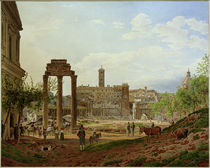 Rom, Forum Romanum / Aquarell von J. Alt von klassik art