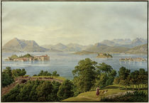 Lago Maggiore, Ansicht / Aquarell von J. Alt by klassik art