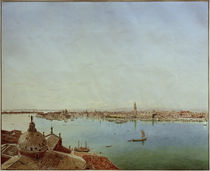 Venedig, Panoramaansicht  / Aquarell von Jakob Alt von klassik art