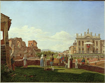 Rom, S. Giovanni in Laterano  / Aquarell von J. Alt von klassik art