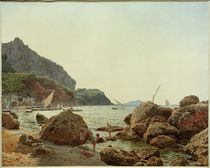 Capri, Marina Grande  / Aquarell von J. Alt von klassik art