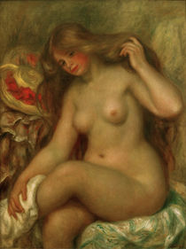Renoir / Bathing Woman with Legs Crossed by klassik art