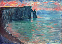 Monet / Cliffs of Aval / Painting by klassik art
