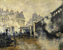 Monet / Le Pont de l’Europe / 1877 by klassik art