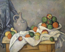 Cézanne, Stilleben mit Vorhang, Krug... von klassik art