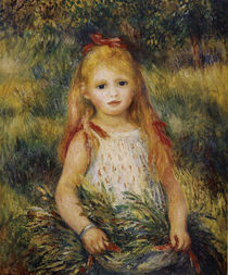 A.Renoir, Mädchen im Garten von klassik art