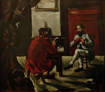 Alexis chez Zola / Gem. v. Cézanne von klassik art