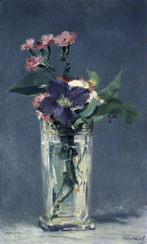 E.Manet, Carnations and clematis by klassik art