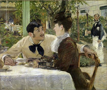 Manet / Chez le Pere Lathuille/1879 von klassik art