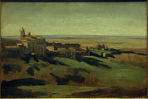 C.Corot, Blick auf Marino in den Albaner Bergen by klassik art