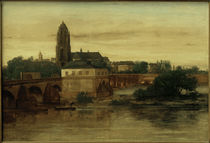 G.Courbet, Blick auf Frankfurt am Main.... von klassik art