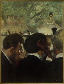 Edgar Degas, Orchestermusiker by klassik art
