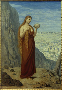 P.C.Puvis de Chavannes, Die hl. Maria Magdalena in der Wüste von klassik art