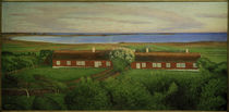 K.Nordström, Benachbarte Bauernhöfe by klassik art