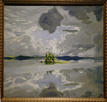 A.Gallen-Kallela, Wolken über einem See by klassik art