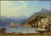 C.Morgenstern, Ansicht von Varenna am Comer See by klassik art