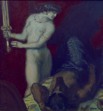 F. v. Stuck, Judith and Holofernes / painting by klassik art