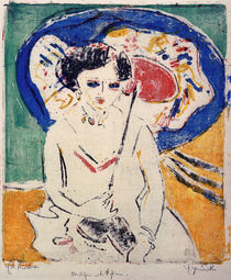 E.L.Kirchner, Dodo mit japan. Schirm von klassik art