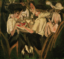 E.L.Kirchner / In the Café Garden by klassik art