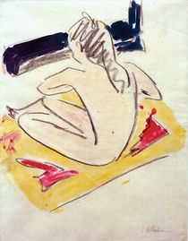 E.L.Kirchner / Fränzi, Sitting by klassik art