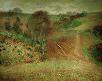 Monet, Winterlandschaft bei Etretat von klassik art