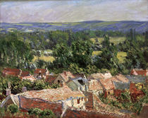 C.Monet, Vue du village de Giverny von klassik art