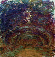 Monet / Path under Rose Arches by klassik art