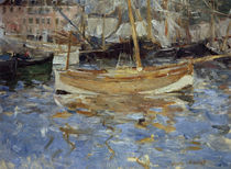 B. Morisot, The Harbour at Nice by klassik art