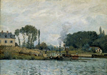 Sisley / Boats at the floodgate / 1873 by klassik art