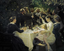 Künstlerfest bei M. u. A.Ancher / P.S.Kröyer von klassik art