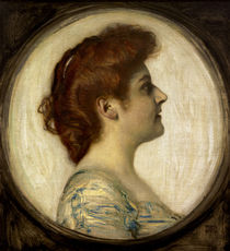F. v. Stuck, Bildnis einer Dame von klassik art