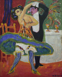 E.L.Kirchner, Varieté (engl. Tanzpaar) von klassik-art