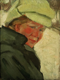 Franz Marc, Portrait of Maria Franck with white hat by klassik art