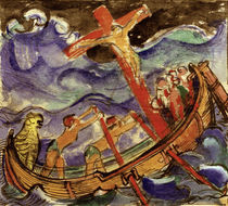 Christ on the Cross in a Stormy Sea / Franz Marc / 1915 by klassik art