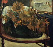 P.Gauguin, Sunflowers in an armchair by klassik art