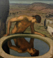 v. Stuck / Narcissus /  c. 1926 by klassik art