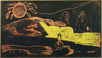 Gauguin / Te Po (Great Night) / Woodcut by klassik art