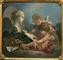 F.Boucher, Allegorie der Malerei von klassik art
