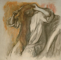 Edgar Degas, Sich kämmende Frau von klassik art